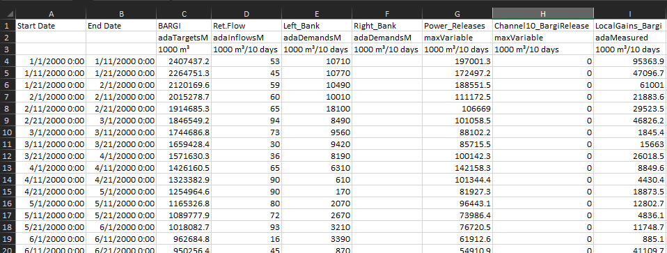 Import file in Excel